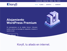 Tablet Screenshot of koryfi.com